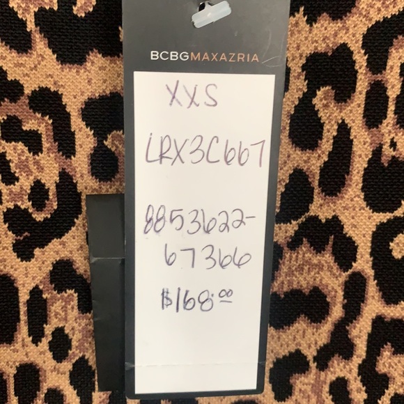 Gorgeous BCBG Tiger Print Stretchy Long  Skirt - Picture 3 of 7